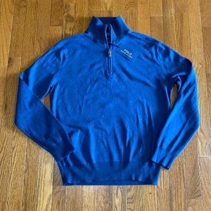 Men’s Polo Ralph Lauren Long Sleeve Shirt Size S Blue NWT  $145